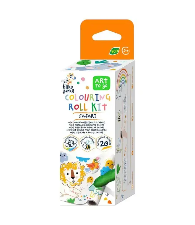 Hahu Yoka - Mini kleurrol kit / Safari