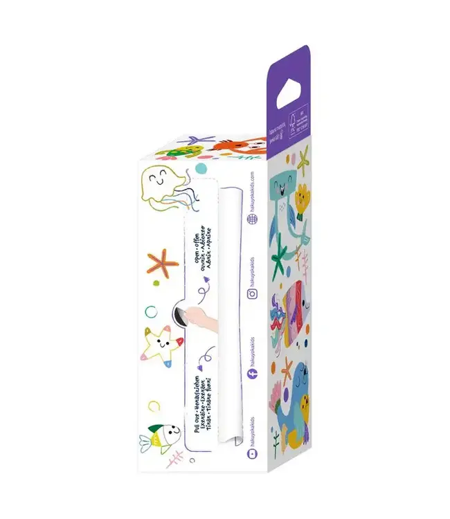 Hahu Yoka - Mini kleurrol kit / Sealife