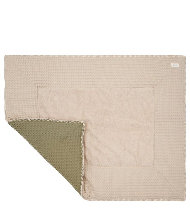 Koeka - Boxkleed Wafel Amsterdam sand/moss