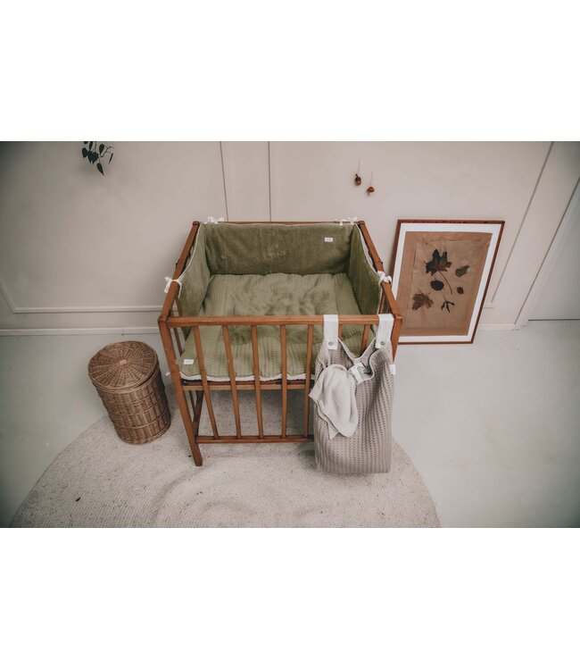 Koeka - Boxkleed Wafel Amsterdam sand/moss