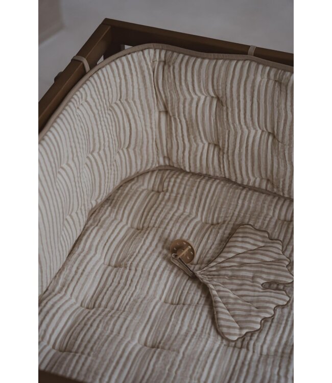 Quax - Bed/box omrander Natural collection Stripes