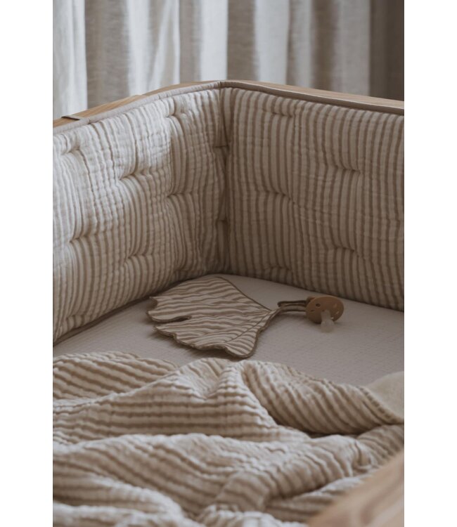 Quax - Box ligger muslin Natural collection Stripes