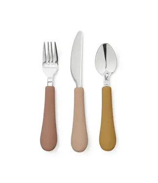 Cam Cam Cam Cam Copenhagen - Flower kids cutlery set Tuscany mix