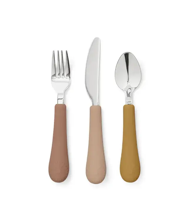 Cam Cam Copenhagen - Flower kids cutlery set Tuscany mix