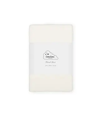 Cam Cam Cam Cam Copenhagen - Fitted sheet 90 x 200 Off white