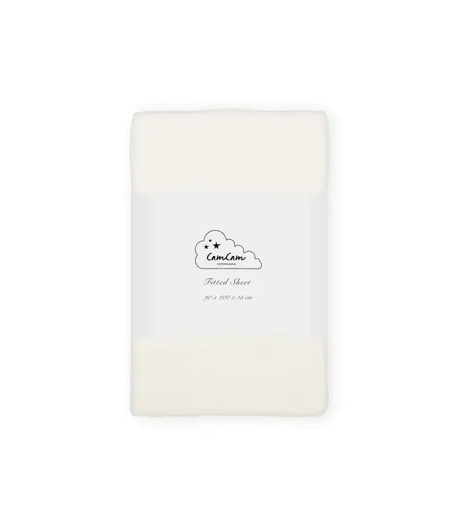 Cam Cam Copenhagen - Fitted sheet 90 x 200 Off white