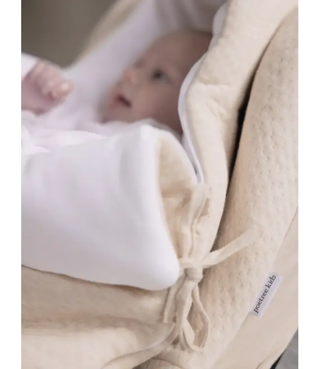 Poetree kids - Voetenzak/Engelennestje 5-punts gordel - Etoile sand