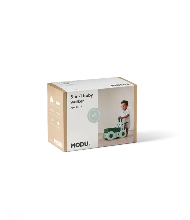 MODU - 3-in-1 Baby walker Ocean Mint /Forest Green
