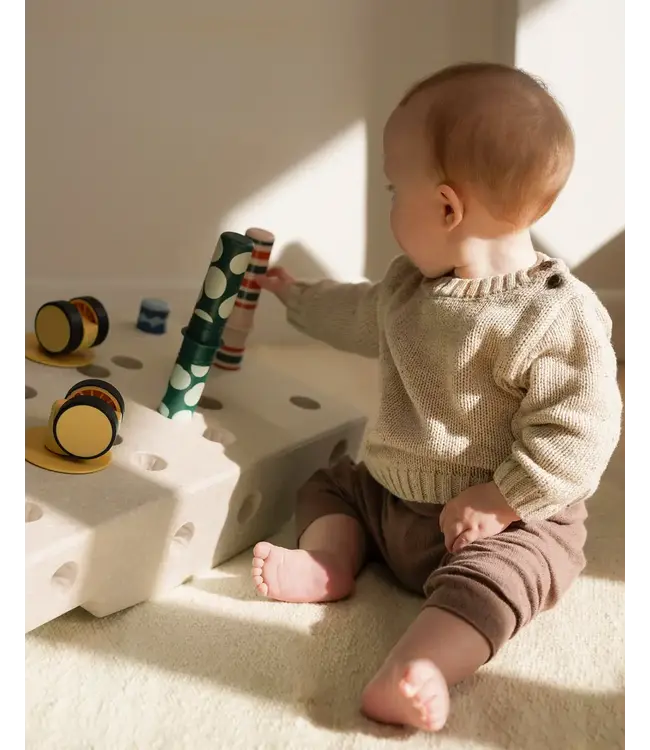 MODU - Baby activity Set Sand Grey / Honey Yellow