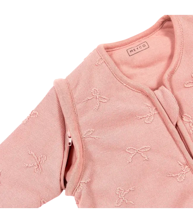 Meyco - Studio Slaapzak met afritsbare mouwen Bow  Rose