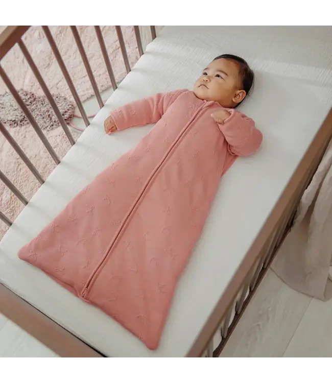 Meyco - Studio Slaapzak met afritsbare mouwen Bow  Rose