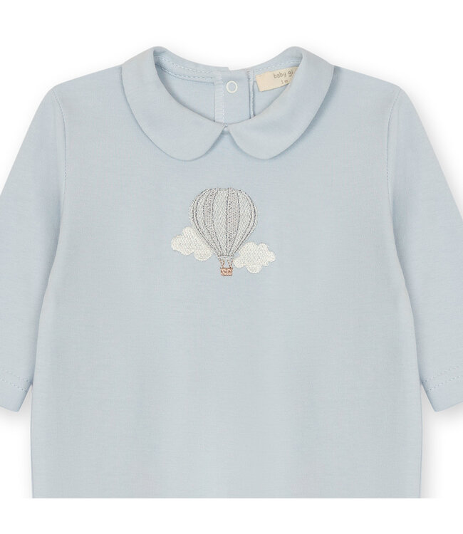 Baby Gi - Babygrow Air balloon Pastel blue