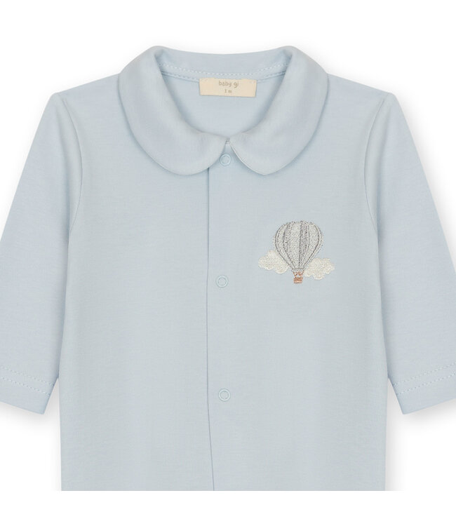 Baby Gi - Babygrow Air balloon Pastel blue