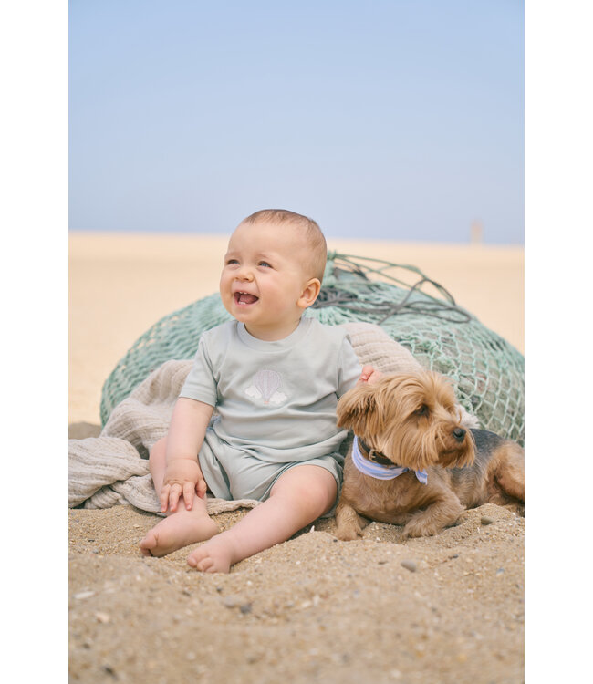 Baby Gi - Set of 2 pyjama Air balloon mint