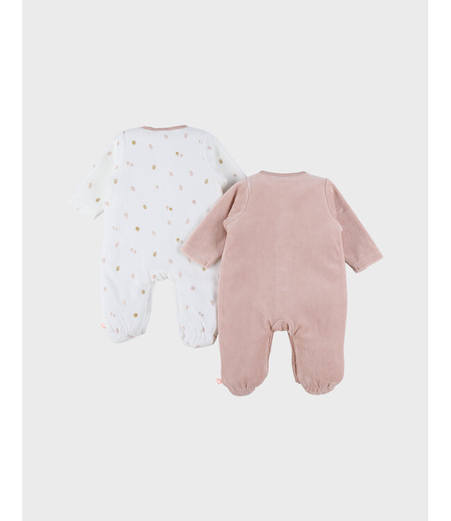 Noukies - Set van 2 Pyjamas Fluweel Autumn Forest