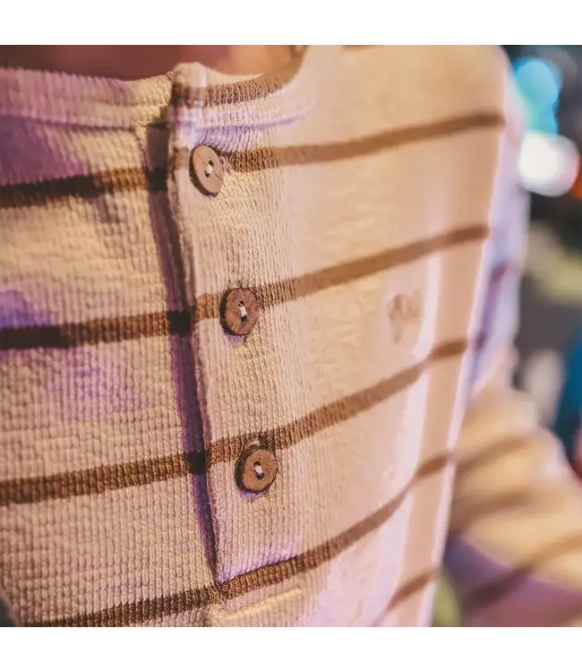 Your wishes - Stripe Terry Relaxed granddad longsleeve