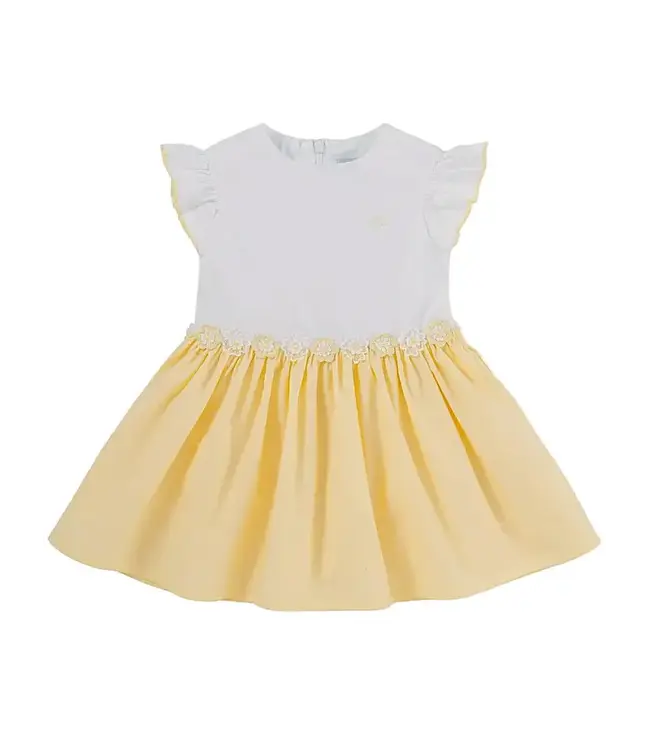 Natini - Dress Jade white/yellow