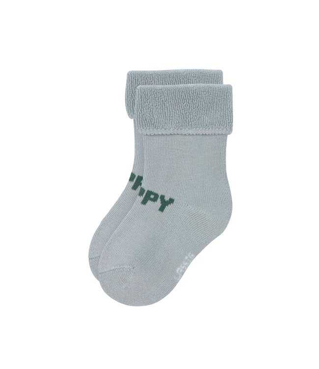 Lassig - Terry socks Lemon light blue