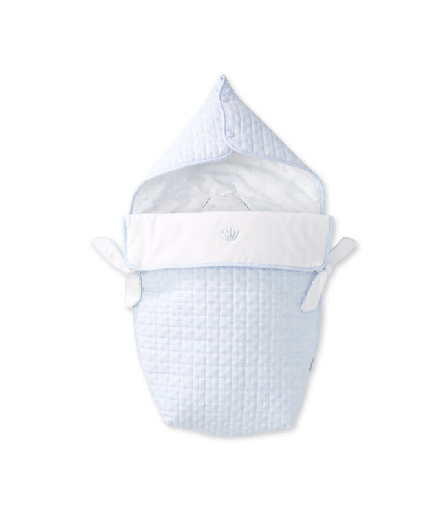 My First Collection - Angels nest for car seat Melbourne linnen Celeste