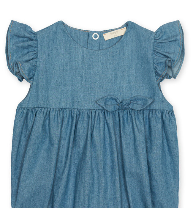 Baby Gi - Jeans romper with bow