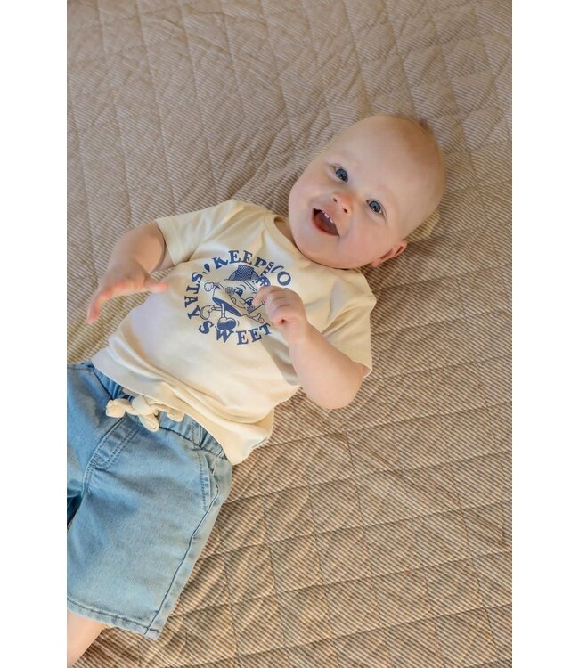 Noppies - t-shirt - backprint - egret