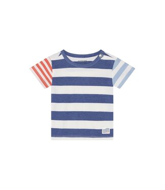 Noppies Noppies - T-shirt stripes - Dusty blue