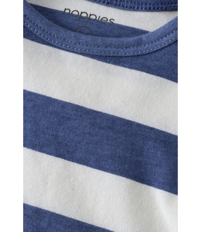 Noppies - T-shirt stripes - Dusty blue