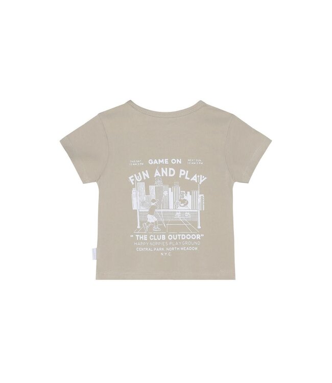 Noppies - T-shirt backprint - Abbey stone