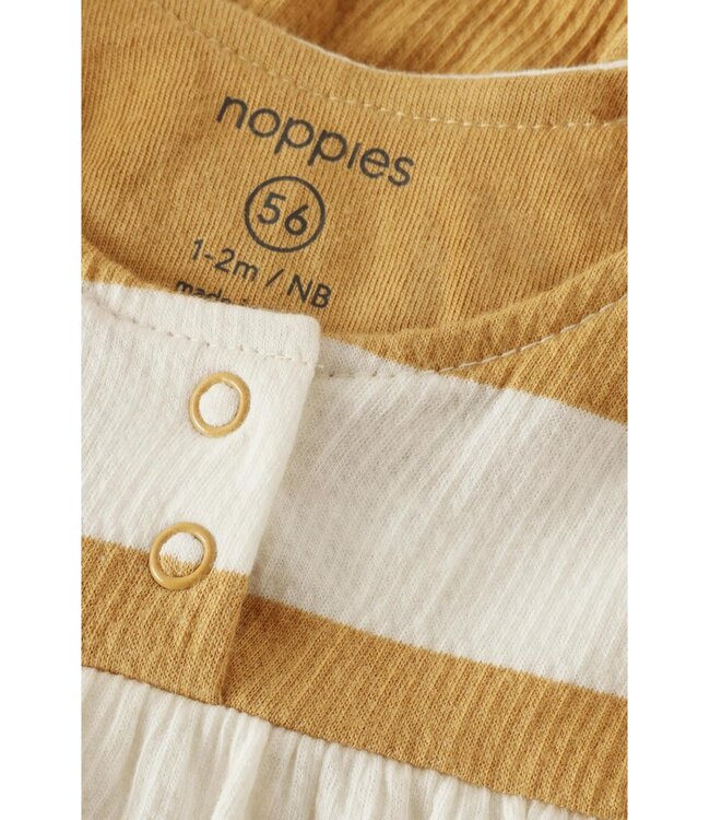 Noppies - jumpsuit sleeveless stripe - prairie sand