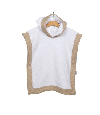 Living Nature Living Nature - Poncho Wit/Camel