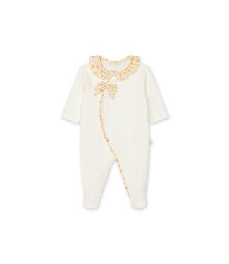 Baby Gi Baby Gi - Babygrow  Citrus with bow