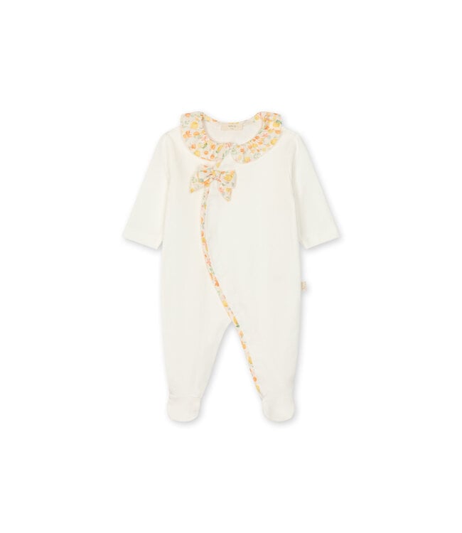 Baby Gi Baby Gi - Babygrow  Citrus with bow