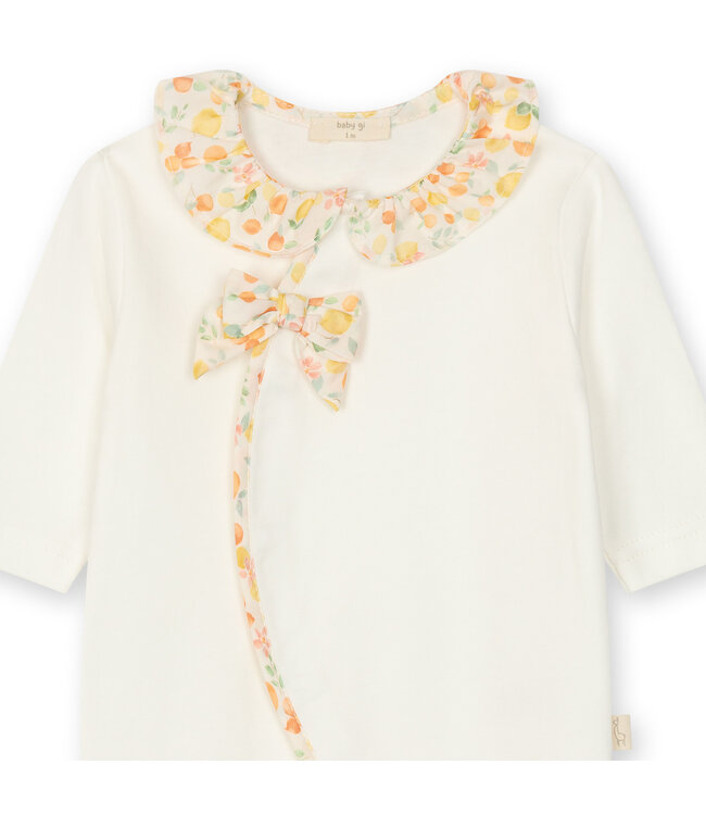Baby Gi - Babygrow  Citrus with bow