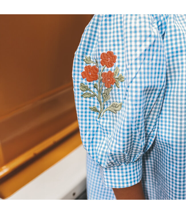 Your Wishes - Puff sleeve dress Allure Vichy