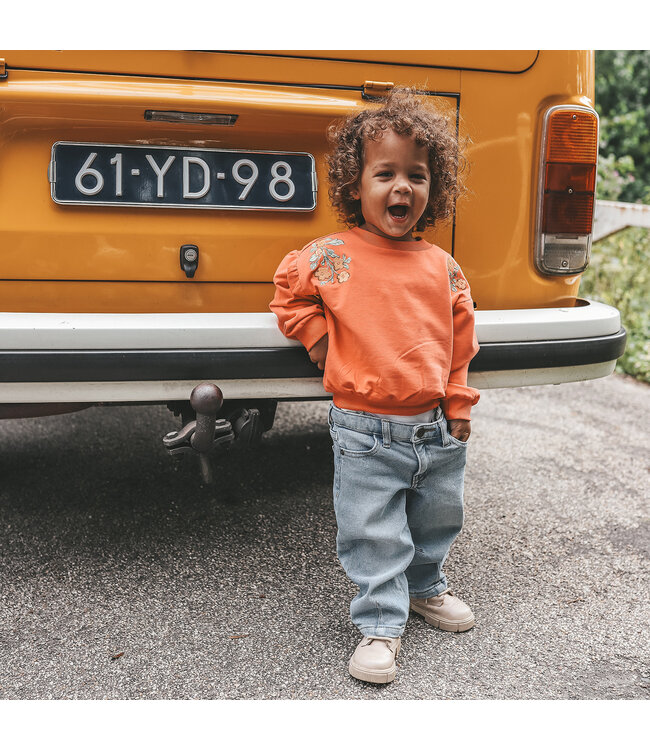 Your Wishes - Oversized sweater Burnt Sienna