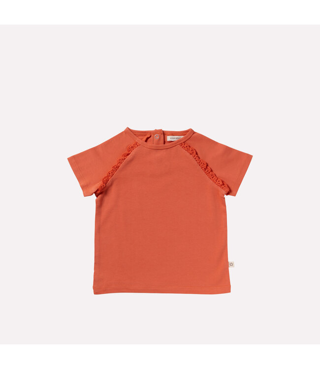 Your Wishes - Raglan shirt Burnt Sienna