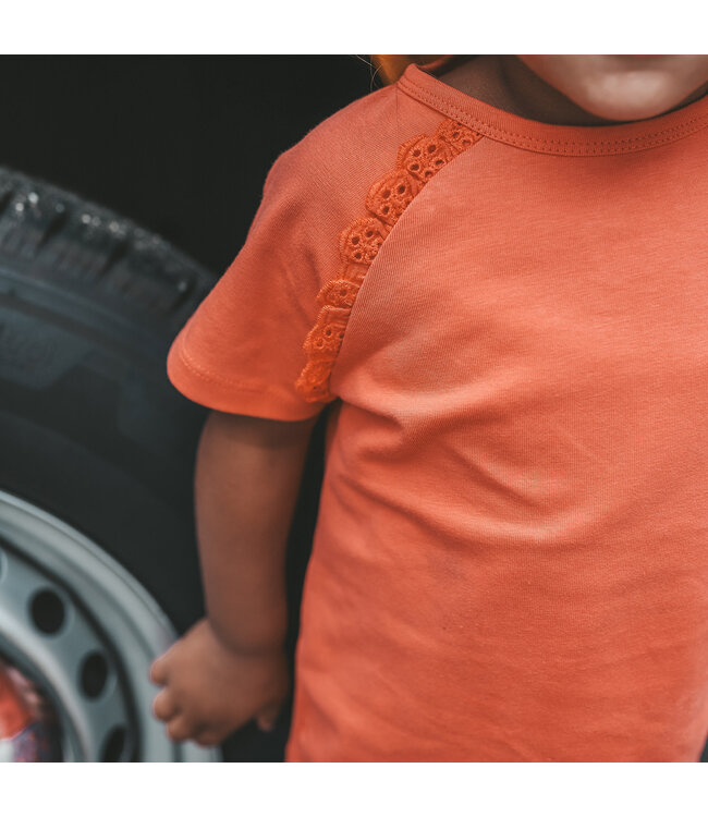 Your Wishes - Raglan shirt Burnt Sienna