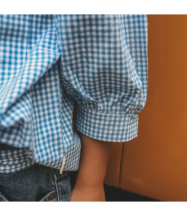 Your Wishes - Vichy shirt blue