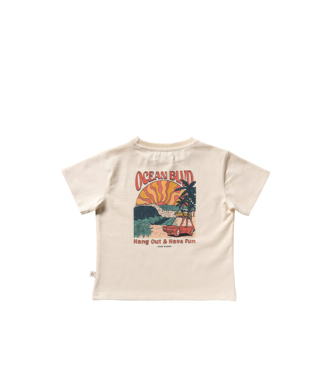 Your Wishes - Oversized tee white swan