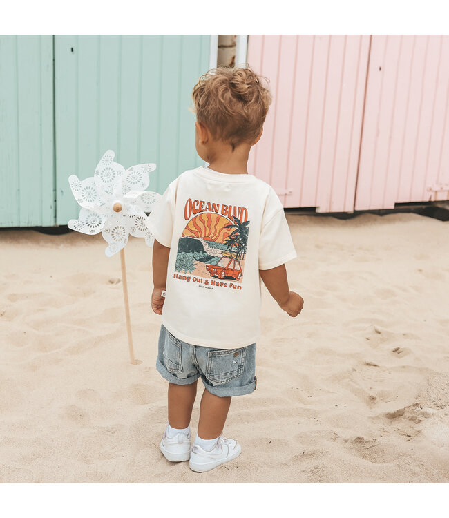 Your Wishes - Oversized tee white swan