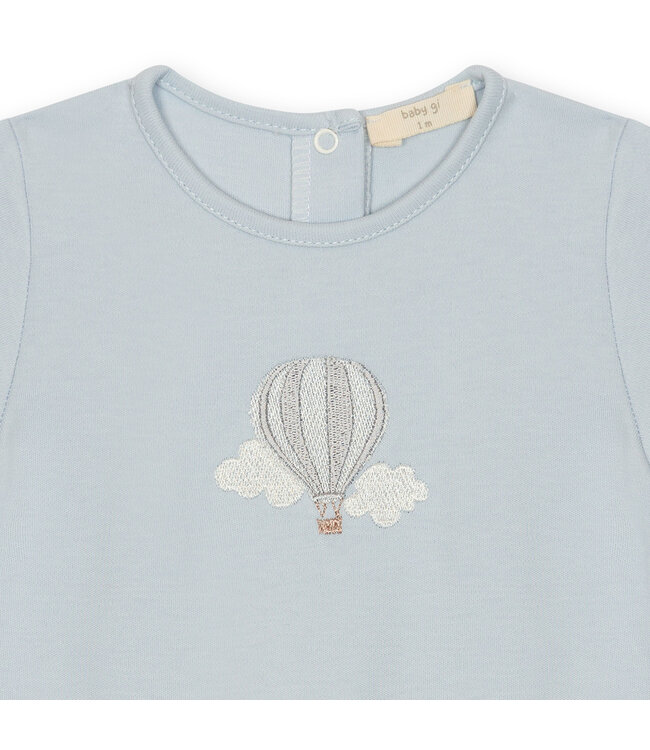 Baby Gi - Romper Air balloon Pastel blue