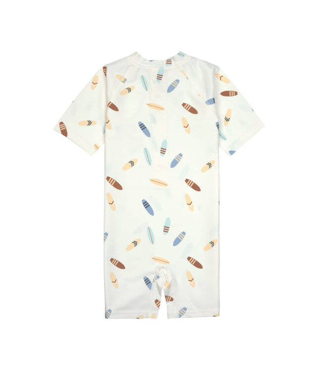 Lassig - LSF Short sleeve Sunsuit Surfboards Sea salt