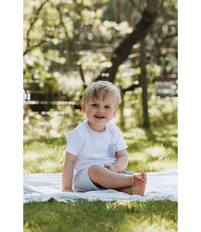 Living Nature - Pyjama 2-delig  César – blauw