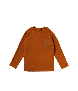 Salted stories Salted stories - Solid swim long sleeve Bombay brown