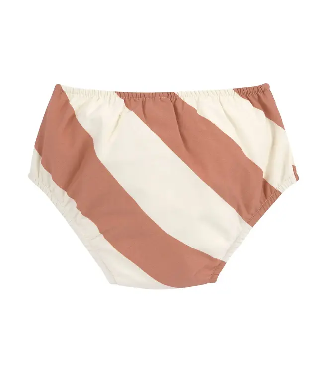 Lassig - LSF Swim Diaper Stripes clay/sea salt