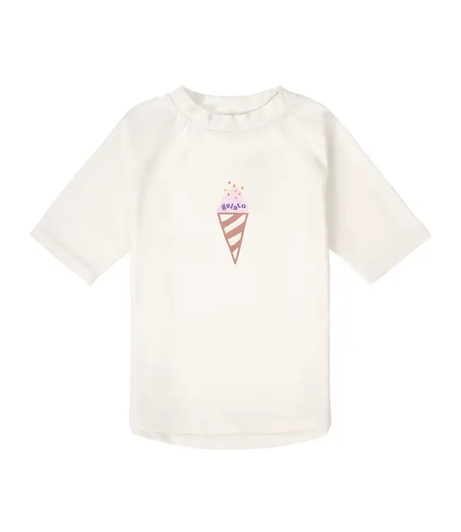 Lassig - LSF Short sleeve Rashguard sea salt Ice cream
