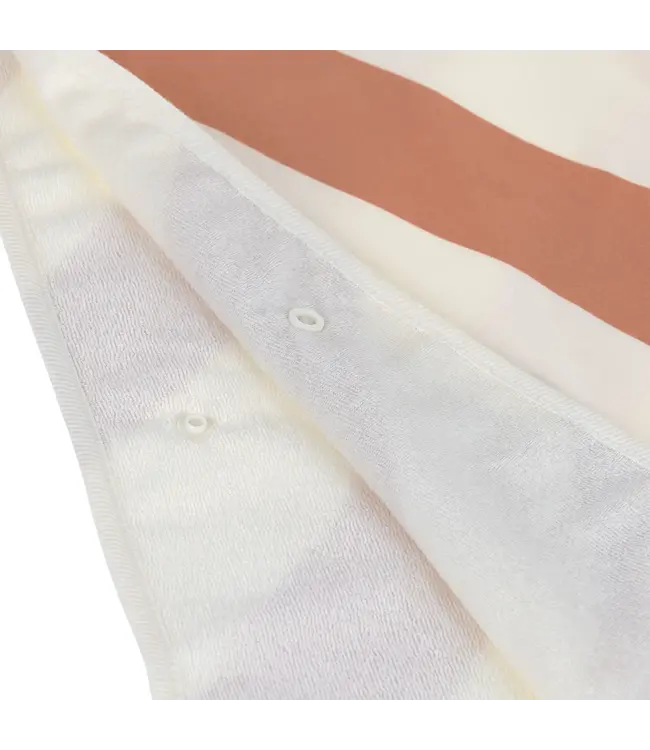 Lassig - LSF Beach poncho Stripes clay