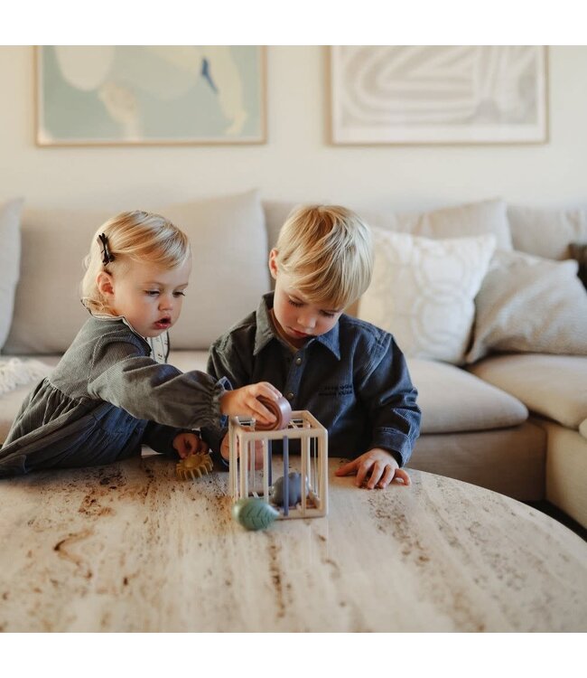 Mushie - Elastic shape sorter