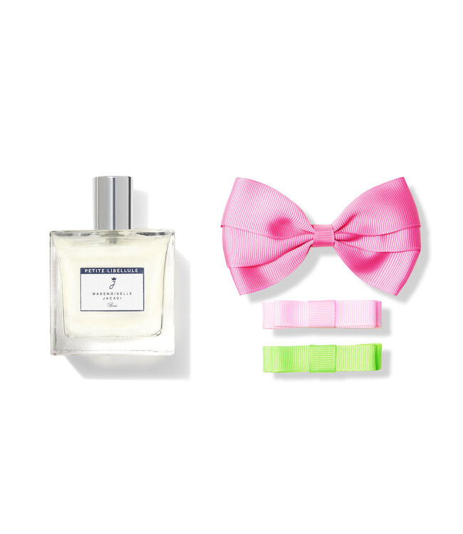 Jacadi - Petite libellule Mademoiselle Jacadi set 100ml + trio barrettes