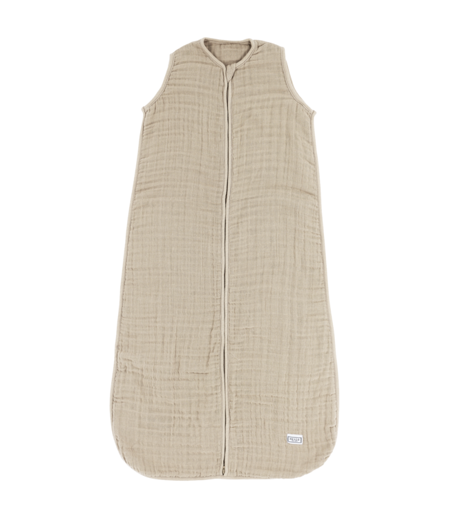 Meyco Meyco - Slaapzak ongevoerd pre-washed hydrofiel - Soft sand
